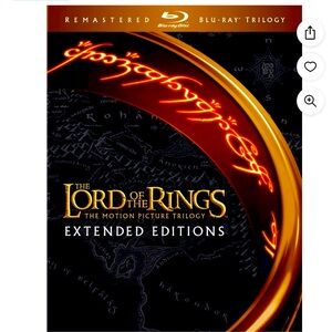 Lord of the Rings extended version blue ray- 15 disk set